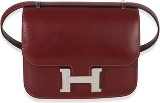 Herm&egrave;s Herm&egrave;s Constance 18 Rouge H Box PHW