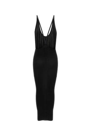 Dsquared2 Womens Viscose Dress Black Elastane