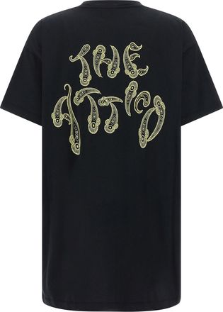 The Attico Womens Black Cotton T-Shirt