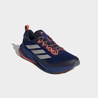 adidas Laufschuh ADIDAS PERFORMANCE SUPERNOVA RISE ATR, Herren, Gr. 42,5, dunkelblau, grau two, lucid orange, Textil, Schuhe Laufschuh