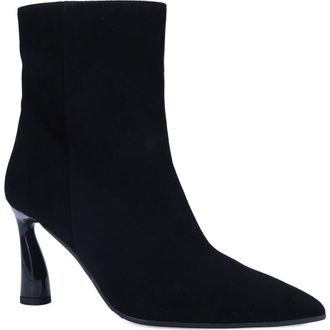 Ron White Danita Pointed Toe Bootie in Onyx at Nordstrom, Size 10-10.5Us