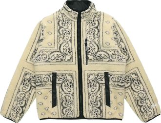 SUPREME FW19 Week 3 Reversible Bandana Fleece Jacket SUP-FW19-344