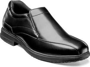 Nunn Bush Sanford Slip-Resistant Slip-On Work Loafer - Wide Width Available in Black at Nordstrom Rack, Size 10.5