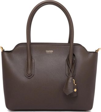 Tom Ford Alexander Medium Top Handle - Dames - Handtassen - Bruin - ONE Size - Leer - Tassen