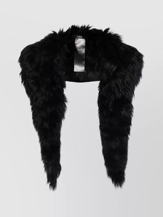 SAPIO alpaca long fur scarf