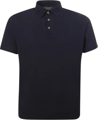 Zanone Heren, Tops, Blauw, Maat: 3XL Katoen