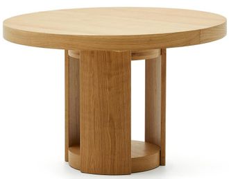 K Home Runder ausziehbarer Design Esstisch Artiso 120-170 x 120 cm