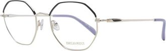 Pucci Zwarte Metalen Ronde Optische Frames - Dames - Brillen - Zwart - ONE Size - Accessoires