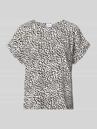 Vila Blusenshirt im Allover-Look Modell JOSA in Beige, Gr&ouml;&szlig;e 34