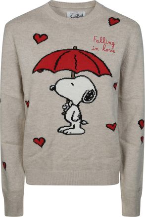 MC2 Saint Barth Umbrella Graphic Relaxed Crewneck Sweater