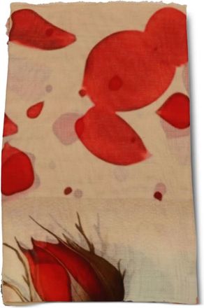 D'Aniello Foulard con stampa a fiori - Toni neutri