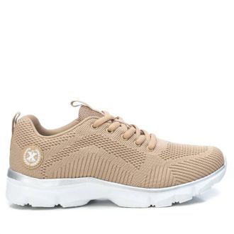 Xti Womens Casual Sport Sneakers In Beige