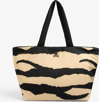 Scalpers Ny Printedzeb Bag in Animalprint-Black at Nordstrom