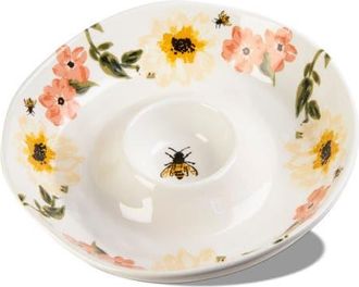 Tag Bee Floral Chip and Dip Serving Tray Set Multicolor Bowls in Multicolored at Nordstrom