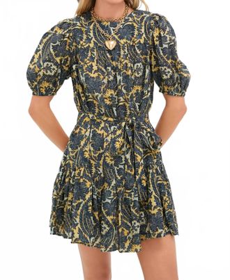 Ulla Johnson Rosalie Short Sleeve Mini Dress In Luna