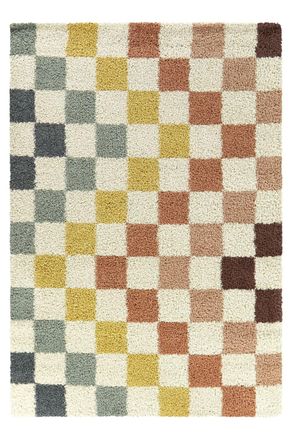 AFK Living Alfombra shaggy gruesa y c&oacute;moda multicolor 200 x 290 cm