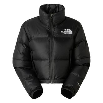 The North Face Nuptse Korte Jas - Dames - Outdoorjassen - Zwart - L - Fitness