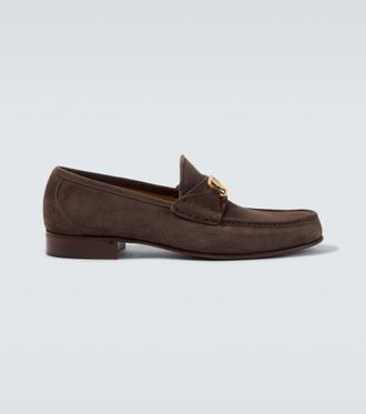 Valentino Garavani VLogo suede loafers