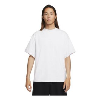 Nike Solo Swoosh Short-Sleeve Heavyweight Top White FB7866-051