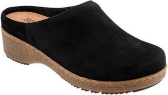 Softwalk Arvada Mule in Black Nubuck at Nordstrom, Size 9.5