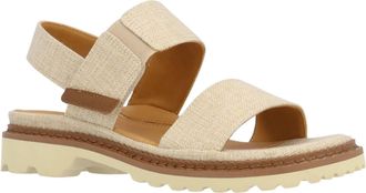 L'Amour Des Pieds Womens Delphina Sandal In Linen