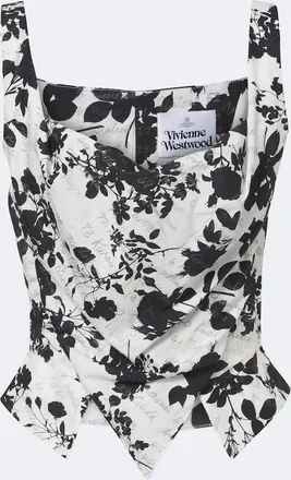 Vivienne Westwood Sunday floral bustier top