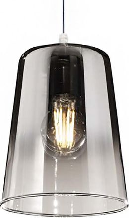 Top-Light Top-light - Sospensione Top Light Shaded 1164cr S1 E27 Led Vetro Colorato Lampada Soffitto Moderna, Colore Cromo