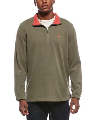 Brooks Brothers Knit Solid 1/4-Zip Pullover