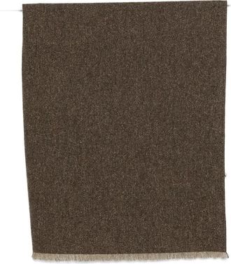 Brunello Cucinelli Fringed Shimmering Scarf