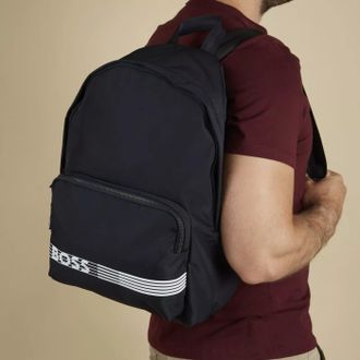 HUGO BOSS Hugo Rucks&auml;cke - BOSS Catch 2.0 Marine Rucksack - Gr. unisize - in Blau - f&uuml;r Damen