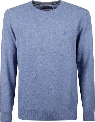 Polo Ralph Lauren Sweater - Heren - Ronde hals truien - Blauw - S - Truien & Vesten