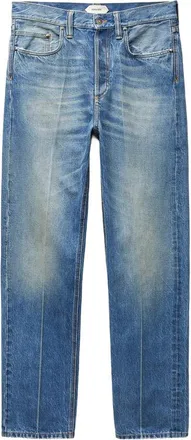 Versace Distressed Straight Jeans