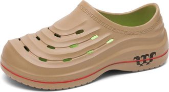 Generic Armadillo Clogs for Women Men Lightweight EVA Garden Sandals Hollow Cloud Slippers Armadillo Chef Shoes Slip Resistant Breathable Garden Yard Mules Co