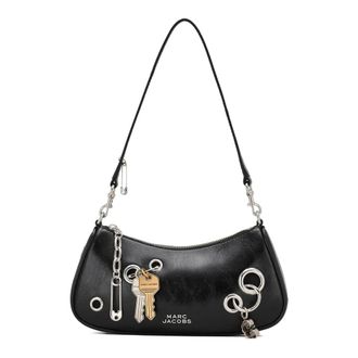 Marc Jacobs Shoulder Bags, female, Black, Size: ONE SIZE Leather Polyurethane Bag