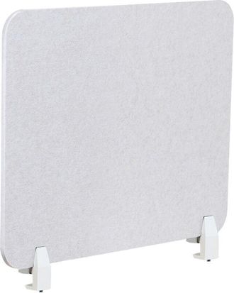 Beliani Desk Screen 72 x 50 cm Off-White SPLIT