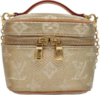 Louis Vuitton Borsa Mini in Tela Pre-owned - - Pre-owned - Donna - Giallo - ONE SIZE