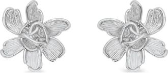 Oscar De La Renta Orecchini a fiore - Argento