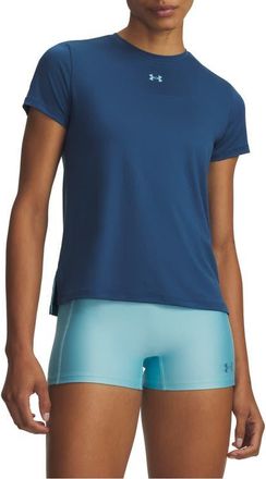 Under Armour Vanish Short Sleeve Shirt in Wham Blue //Blue Haze at Nordstrom, Size X-Large