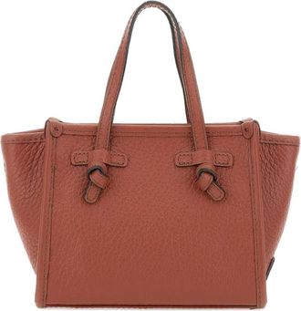Gianni Chiarini Leren shopper - Rood