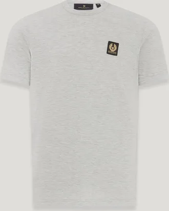 Belstaff Belstaff T-shirt Mens Cotton Jersey Old Silver Heather Size 3XL