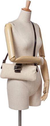 Fendi Hobo Bags - 2000-2010 Zucca Canvas Crossbody - Gr. unisize - in Braun - für Damen