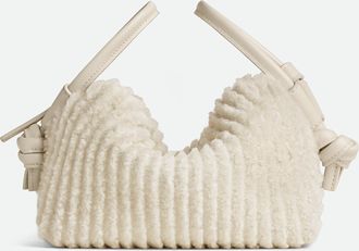 Bottega Veneta Loop Top Handle - Beige - Woman - 100% Shearling