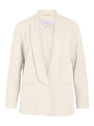 Vila Womens Vivarone Blazer-Noos, Egret, 14