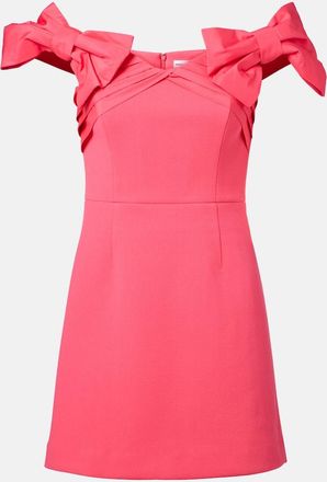 Rebecca Vallance Abito corto in crêpe con fiocco