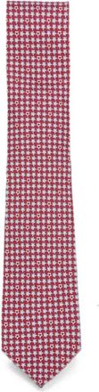 Ferragamo Red Printed Tie