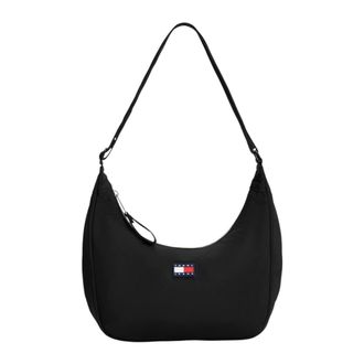 Tommy Jeans Dames, Tassen, Zwart, Maat: ONE Size Poliester