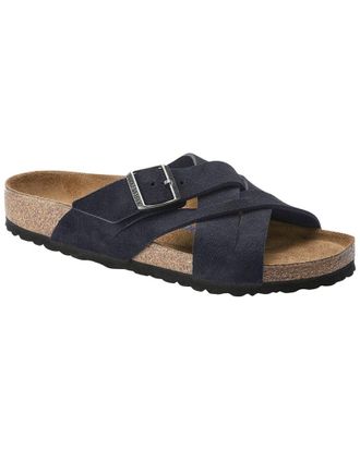 Birkenstock Lugano Soft Footbed Suede Sandal