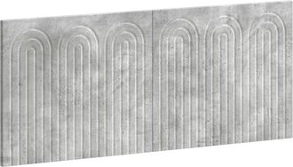 vidaXL Cabecero Montada En La Pared Alkmaar Gris Hormig&oacute;n Vidaxl