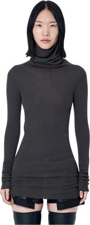 Rick Owens LS Tube Top - Dames - Coltruien - Grijs - S - Truien & Vesten