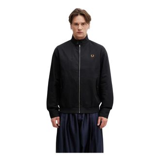 Fred Perry Jassen, Heren, Zwart, M, Light Jassen